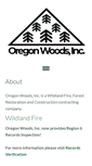 Mobile Screenshot of oregonwoods.com